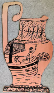 student illustration of ancient Greek vase